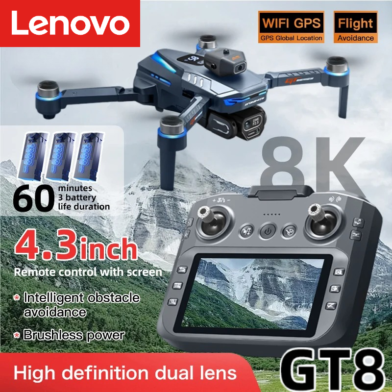 Drone E88Pro Rc 4K - โดรน Lenovo GT8 8K ระดับมืออาชีพ กล้องคู่