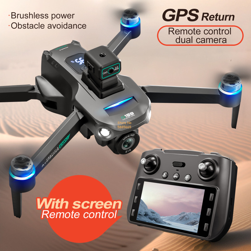 Dron Rc Quadcopter - 8K กล้องคู่ 5G WIFI FPV รีโมทคอนโทรล