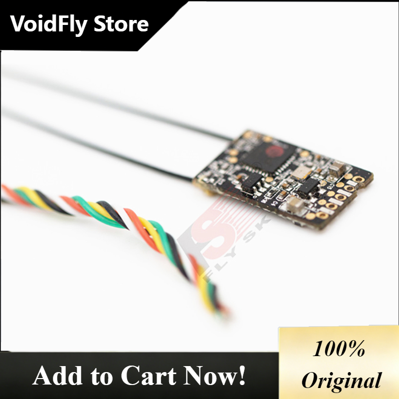 Drone Two Rc Way - วอยด์ฟลาย ฟลายสกาย เอฟทีอาร์16เอสเครื่องรับสัญญาณขนาดเล็กแบบสองทางพร้อมเสาอากาศคู่ สำหรับโดรนแข่งอาร์ซี มัลติคอปเตอร์ ควอดคอปเตอร์