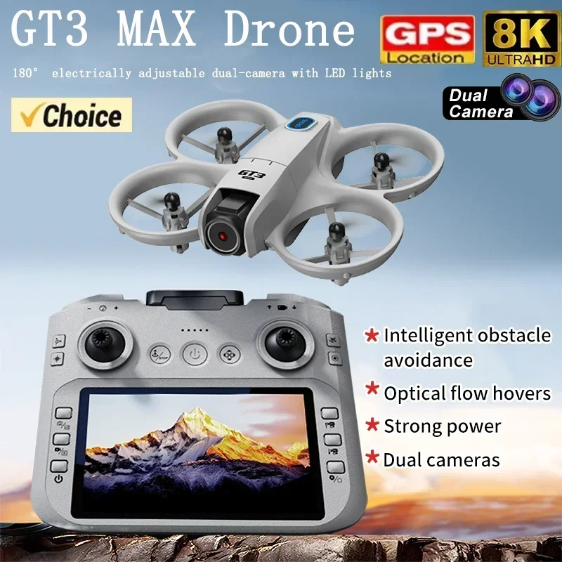 Drone E88Pro Rc 4K - 2026 NEW GT3 Mini พร้อมโดรนพับได้ LED