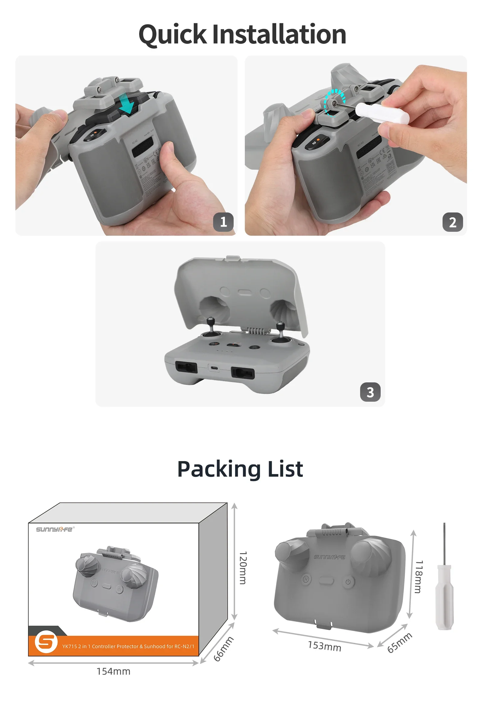 ฝาครอบป้องกันคอนโทรลเลอร์ 2 in - Drone Rc N3 บทวิจารณ์และราคา