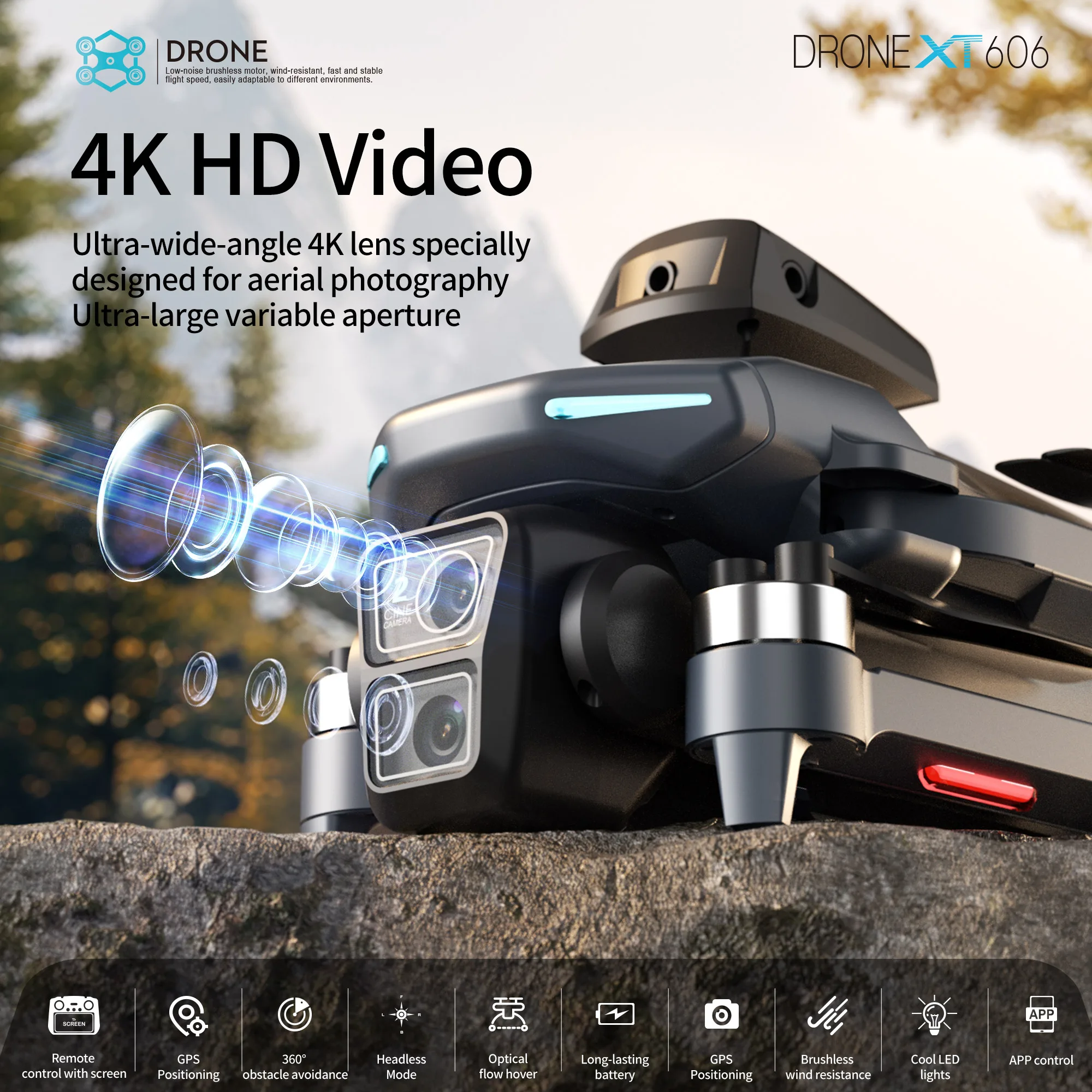โดรน Lenovo XT606 ระดับมืออาชี - Drone E88Pro Rc 4K บทวิจารณ์และราคา