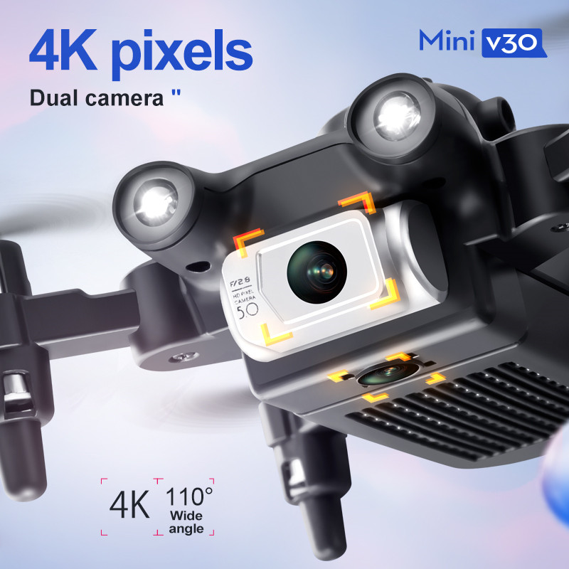 Mini V30 WiFi FPV Drone 4K HD  - Dron Rc Quadcopter บทวิจารณ์และราคา