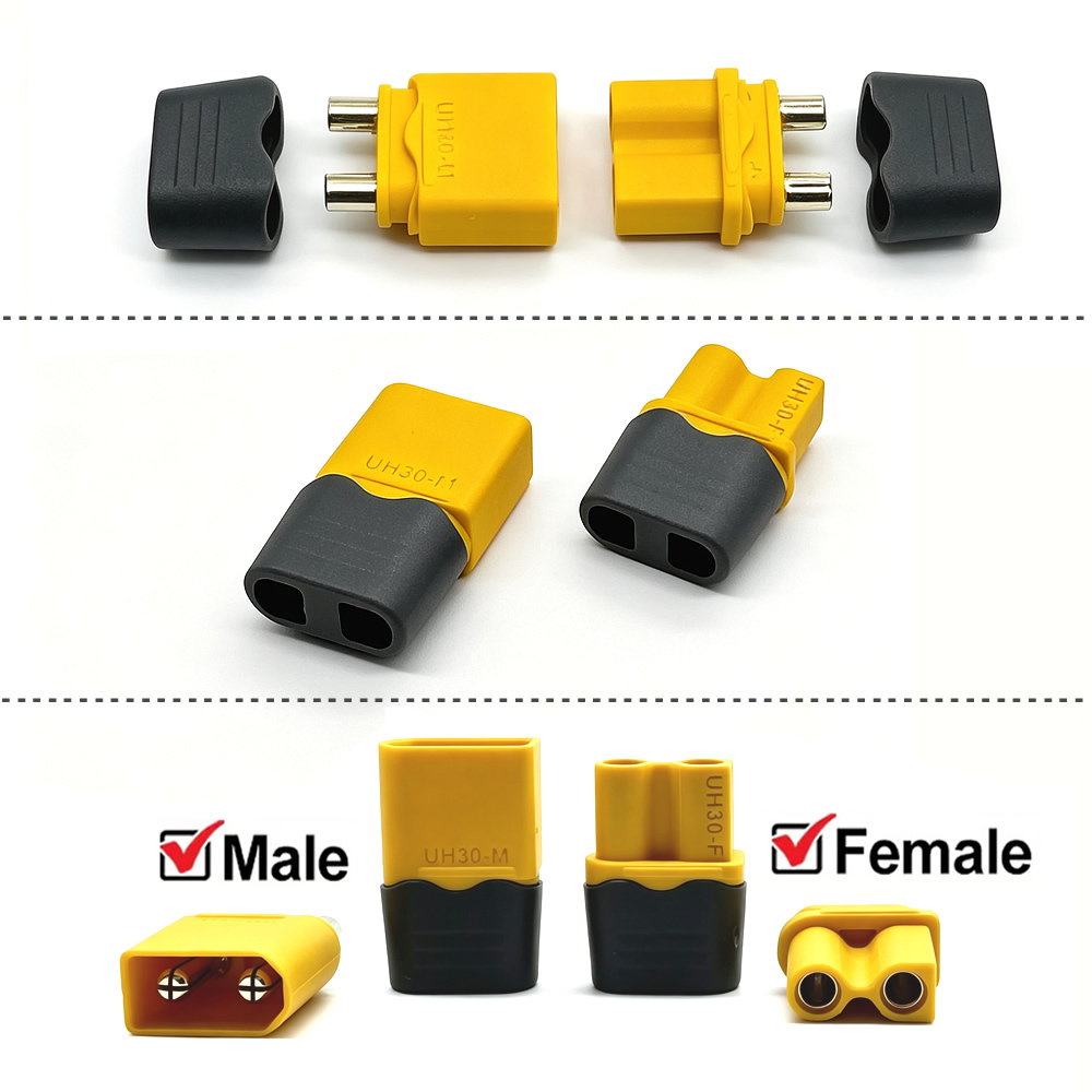 ขั้วต่อแบบ XT30 พร้อมปลอกหุ้ม  - Drone Rc Car Hybrid บทวิจารณ์และราคา