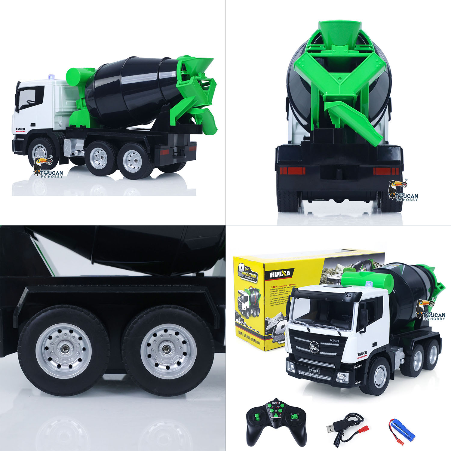 Huina รถคอนกรีตบังคับ9CH 1557  - Drone Or Rc Car บทวิจารณ์และราคา