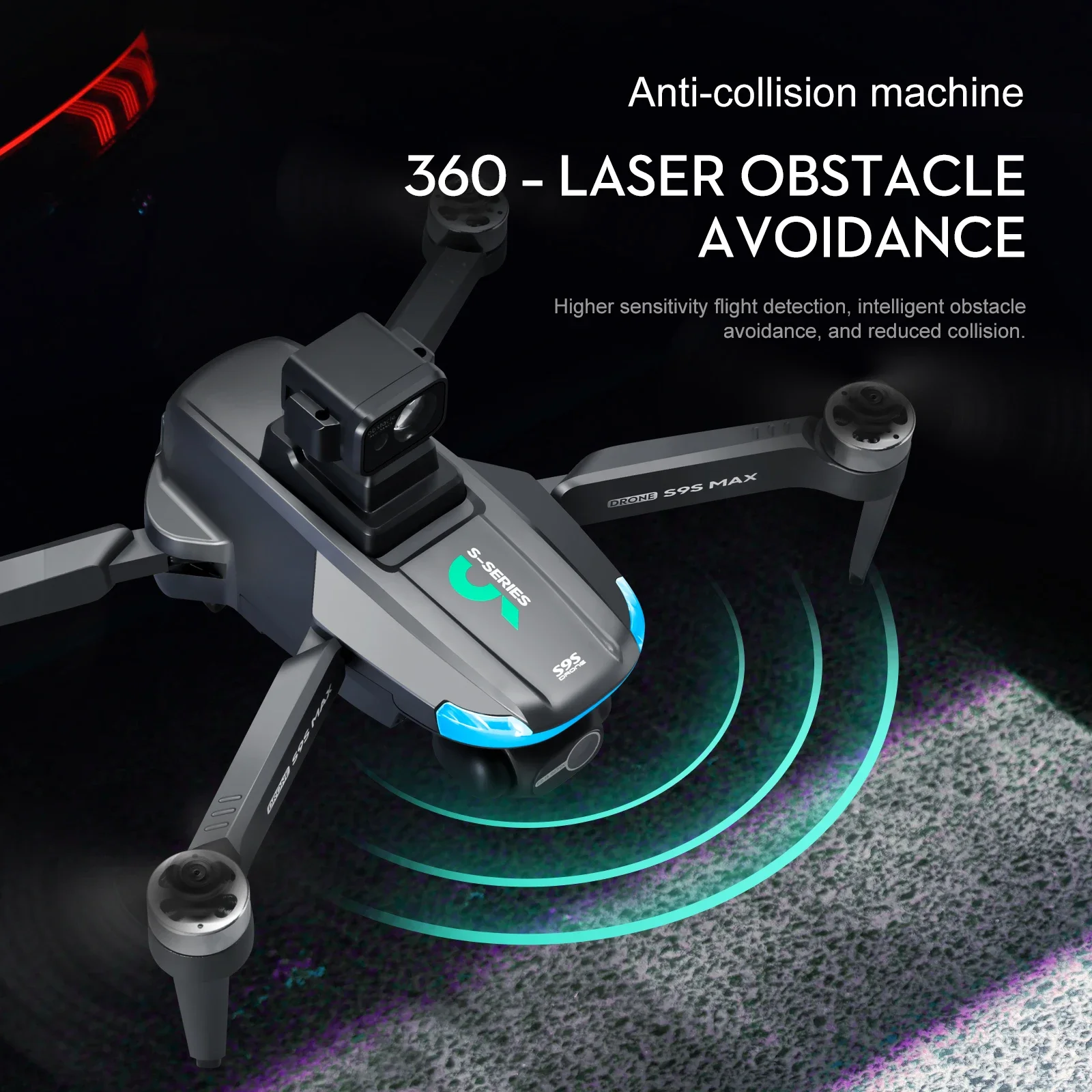 ใหม่S9S MAX MINI Drone 4K 2 แก - Dron Rc Quadcopter บทวิจารณ์และราคา