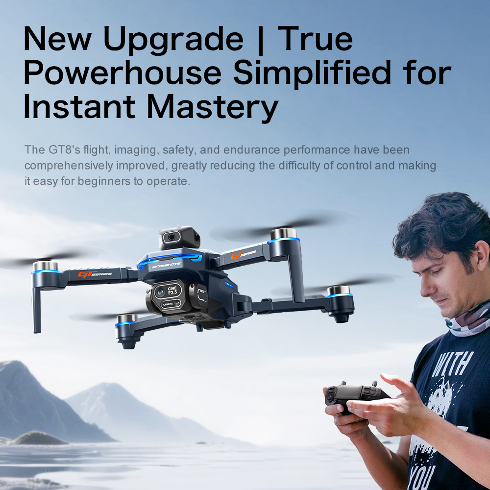 โดรน Lenovo GT8 8K ระดับมืออาช - Drone E88Pro Rc 4K บทวิจารณ์และราคา