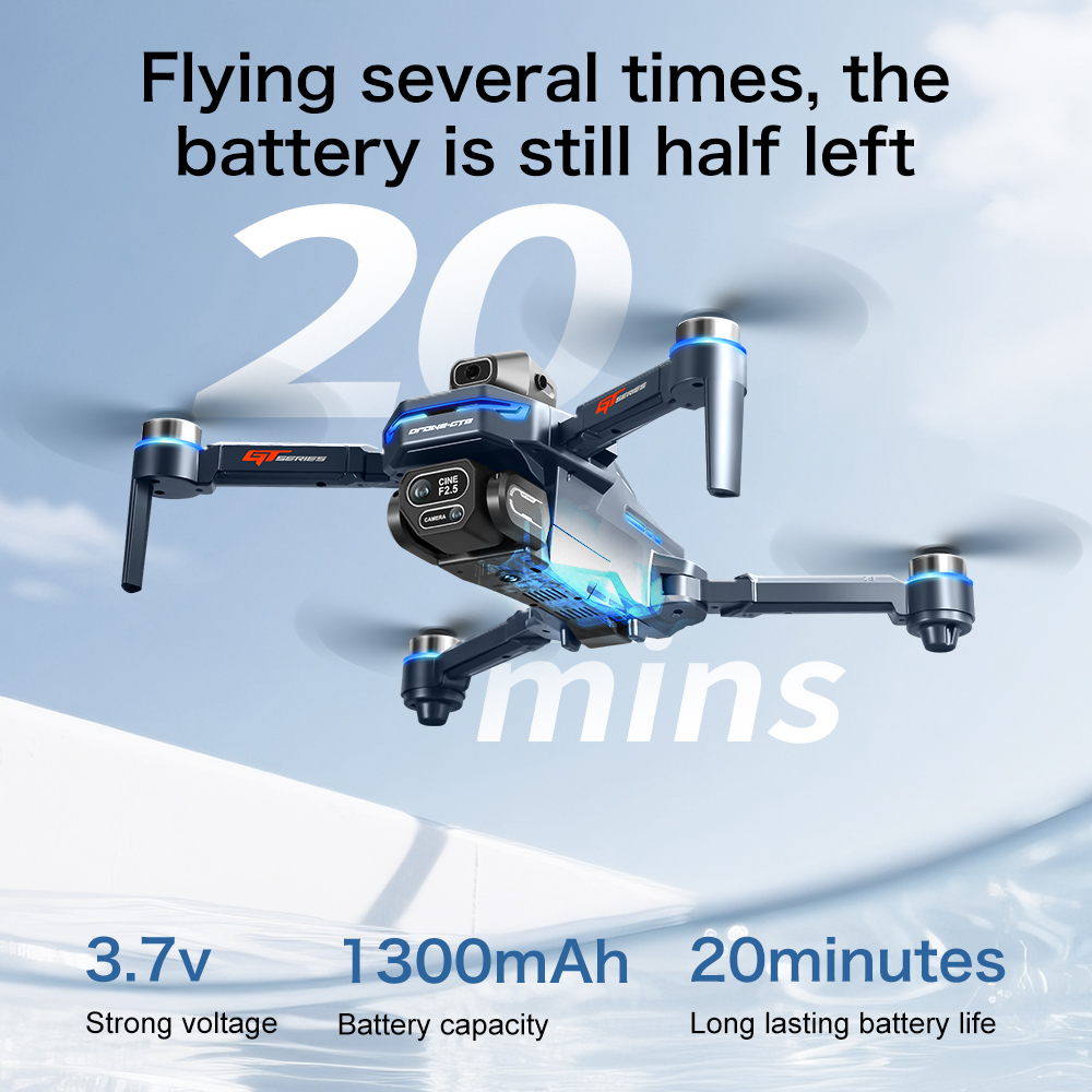 โดรน Lenovo GT8 8K ระดับมืออาช - Drone E88Pro Rc 4K บทวิจารณ์และราคา