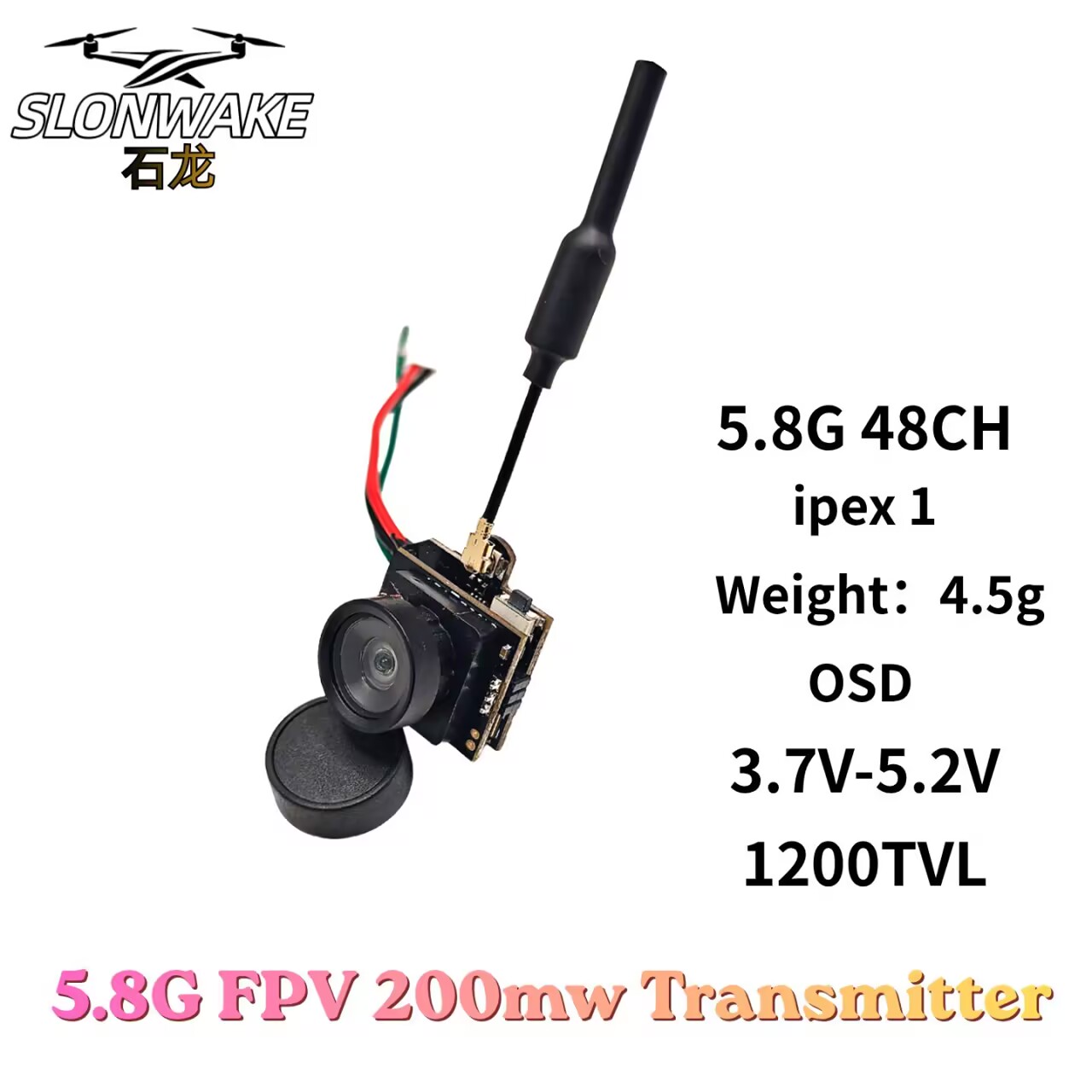 กล้องส่งสัญญาณวิดีโอแบบอนาล็อก - Drone Rc With Screen บทวิจารณ์และราคา