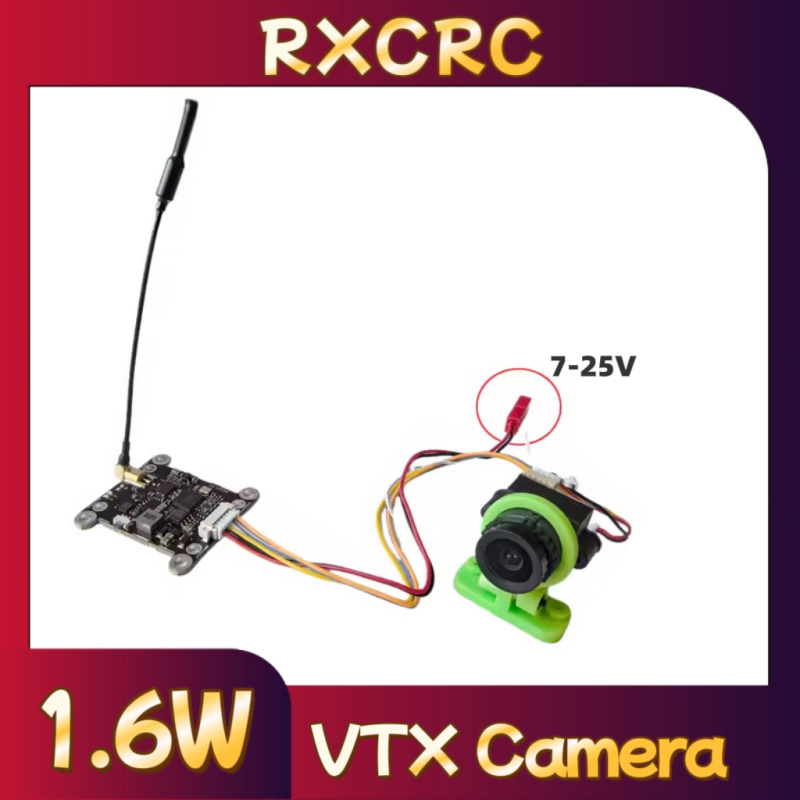 โมดูล RXCRC 5.8G 48CH 1.6W VTX - Fpv Drone Camera บทวิจารณ์และราคา