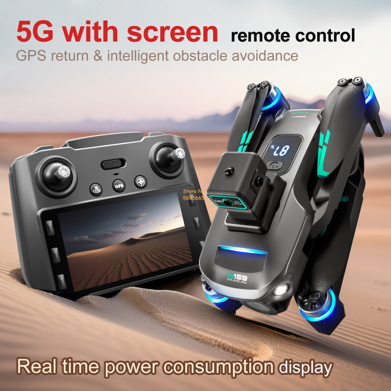 8K กล้องคู่ 5G WIFI FPV รีโมทค - Dron Rc Quadcopter บทวิจารณ์และราคา