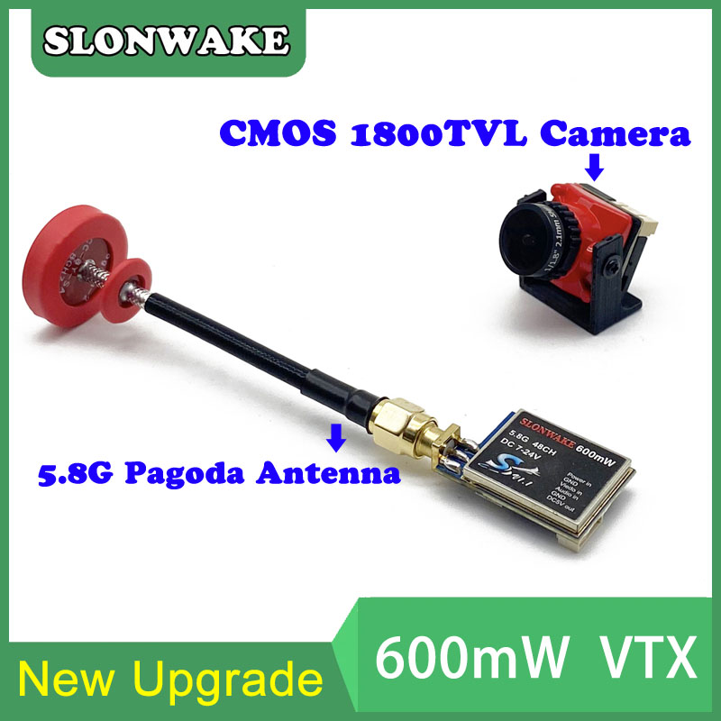 พร้อมใช้งาน 5.8G 48CH 600mW เค - Fpv Drone Camera บทวิจารณ์และราคา