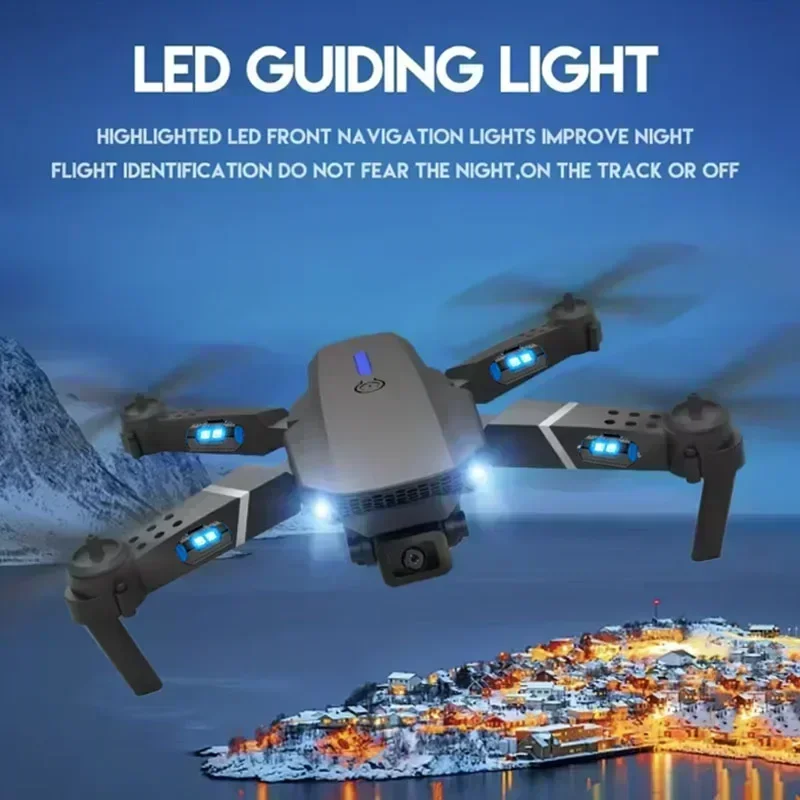 E88 Pro WIFI FPV Droneมุมกว้าง - Dron Rc Quadcopter บทวิจารณ์และราคา