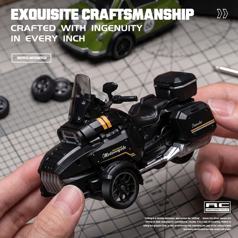 1:43 RC ดริฟท์รถจักรยานยนต์สาม - Drone Or Rc Car บทวิจารณ์และราคา