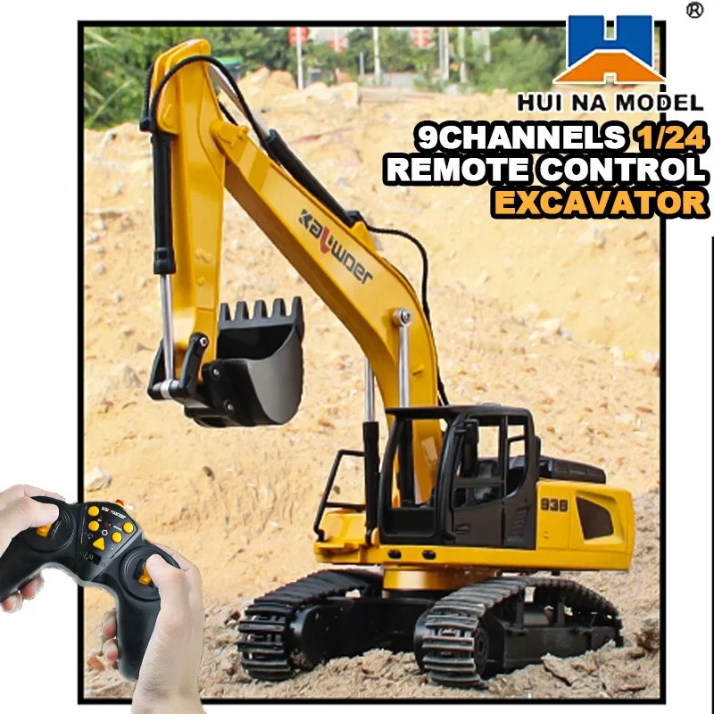 Huina Rc Excavator 1/24 9Ch รี - Drone Or Rc Car บทวิจารณ์และราคา