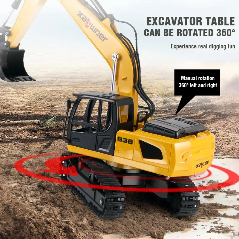 Huina Rc Excavator 1/24 9Ch รี - Drone Or Rc Car บทวิจารณ์และราคา