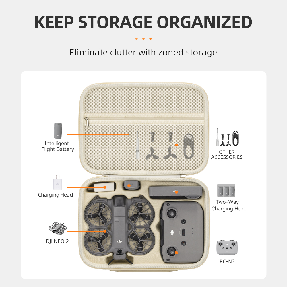 กระเป๋าเก็บของสำหรับ DJI Neo 2 - Drone Carrying Bag บทวิจารณ์และราคา
