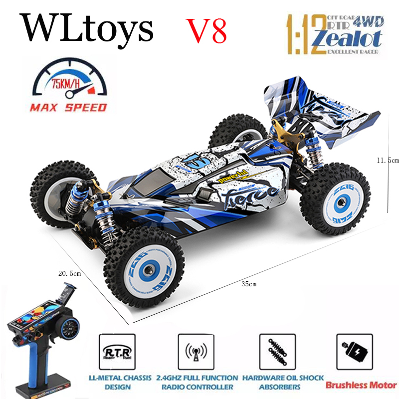 Wltoys mobil RC แข่ง124007ความ - Drone Or Rc Car บทวิจารณ์และราคา
