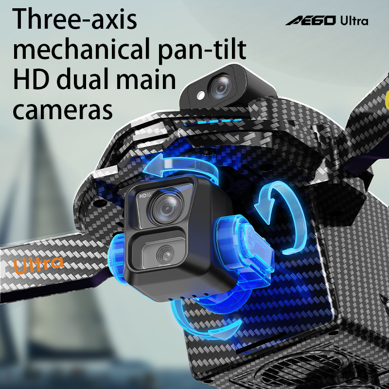 โดรน AE60 GPS ระดับมืออาชีพ กล - Drone Rc With Screen บทวิจารณ์และราคา