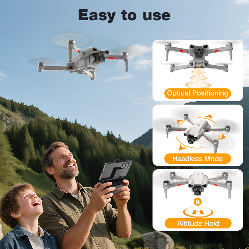 โดรนรุ่นใหม่ L017 Pro Brushles - Dron Rc Quadcopter บทวิจารณ์และราคา