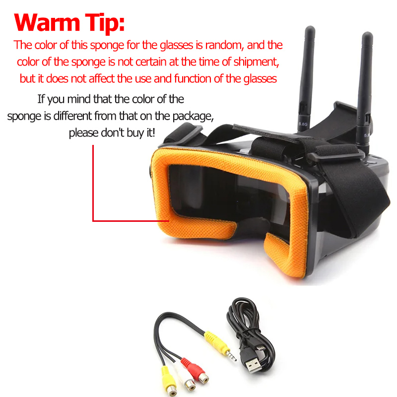 แว่นตา VR009 FPV สำหรับถ่ายวิด - Drone Rc With Screen บทวิจารณ์และราคา