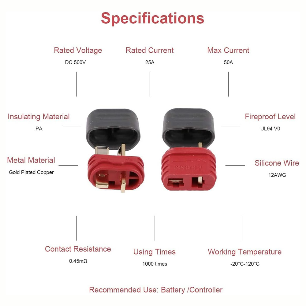 ขั้วต่อแบบ T พร้อมปลอกหุ้ม ขั้ - Drone Rc Car Hybrid บทวิจารณ์และราคา